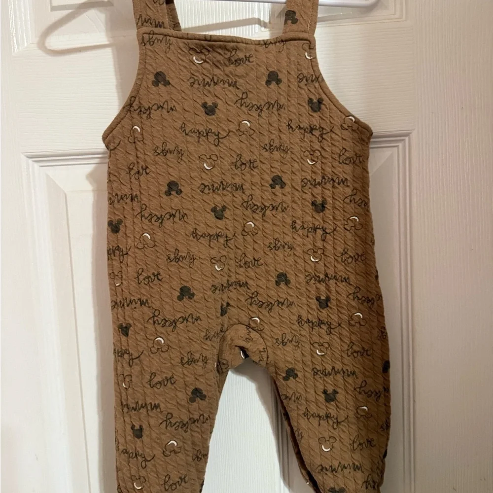 Disney Baby Mickey Mouse Quilted Overalls
